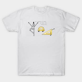 Geometry yoga class fun cartoon T-Shirt